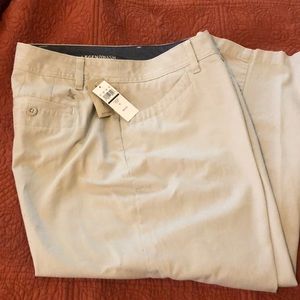 Eddie Bauer khaki capris